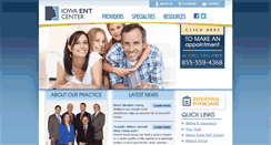 Desktop Screenshot of iowaentcenter.com